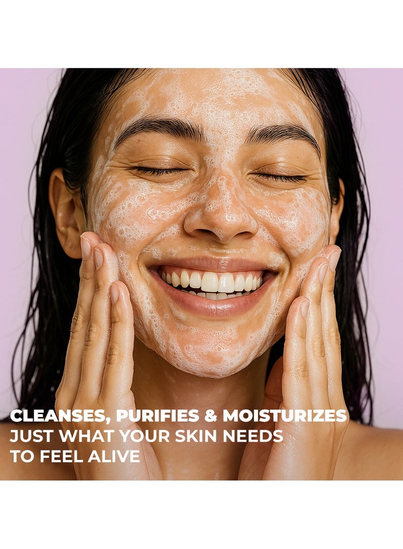 Eva غسول وجه ومزيل مكياج غني بالجليسرين للبشرة الجافة - Image 2