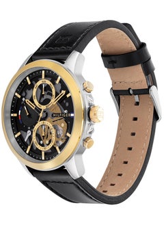 Tommy Hilfiger Plus Black and Gold Men's Watch 1710474  - Image 2