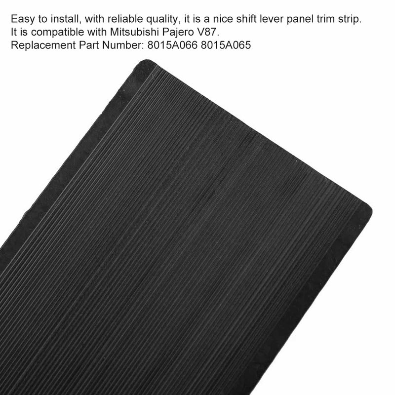 Car Shift Panel Cover Shift Lever Panel Trim Strips Replacement for Pajero V87 8015A066 8015A065 - Image 4