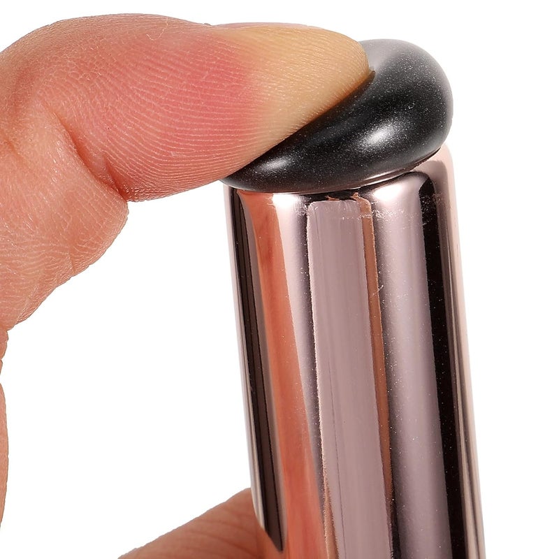 Reusable Silicone Lip Brush 3pcs, Black Lipstick Applicator Makeup Tool for Precise Lip Balm and Concealer Blending, Portable Beauty Accessory for Travel and Daily Use - Image 4