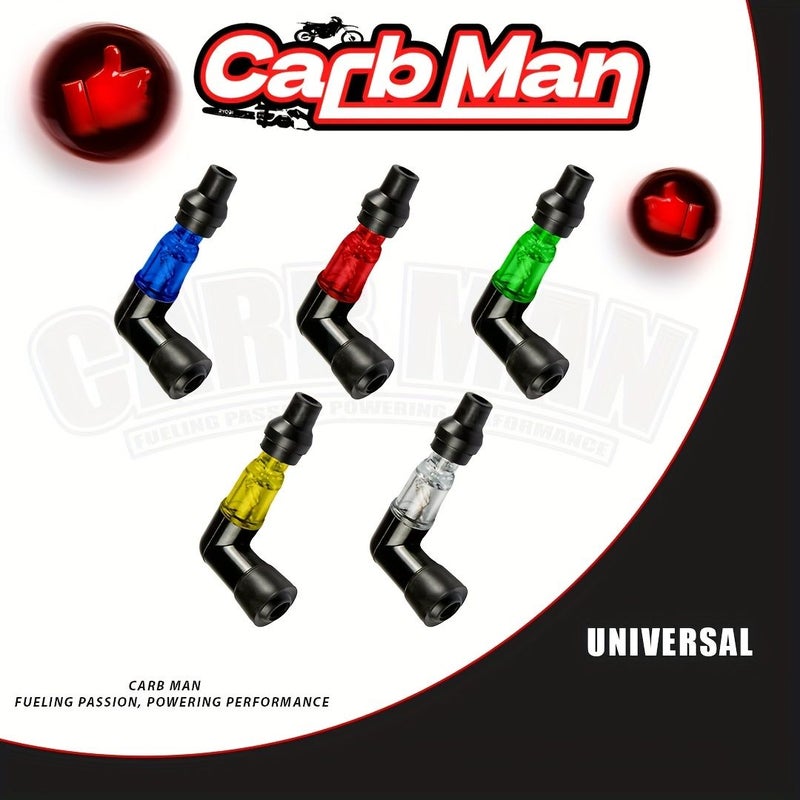 White Universal Ignition Spark Plug Cap for Scooters Motorcycles - Image 4