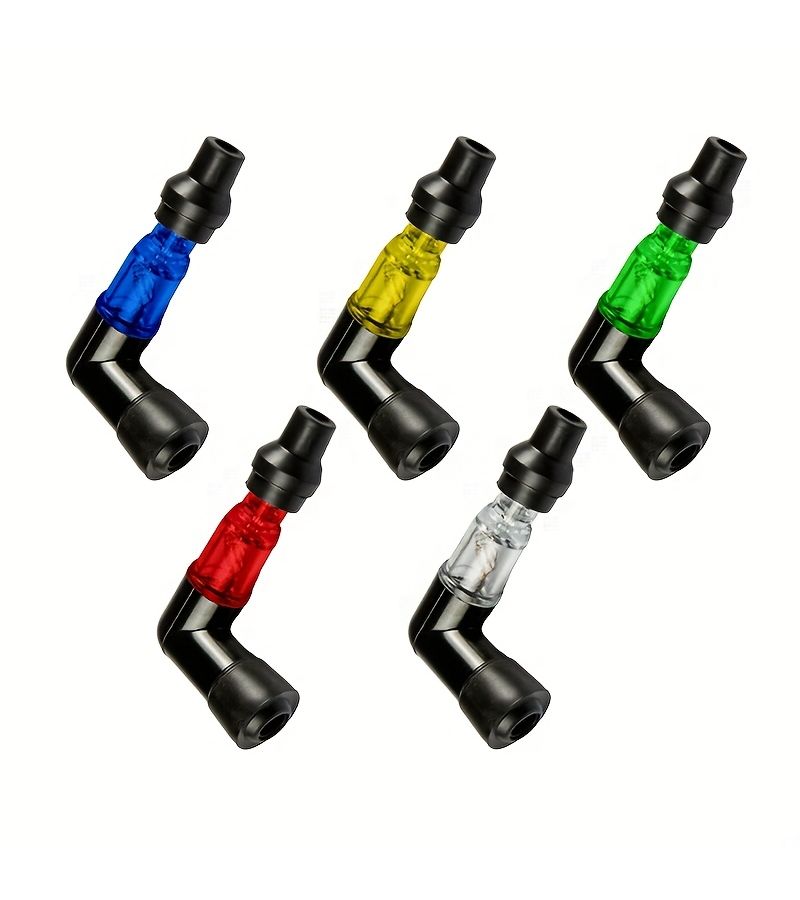 White Universal Ignition Spark Plug Cap for Scooters Motorcycles - Image 5