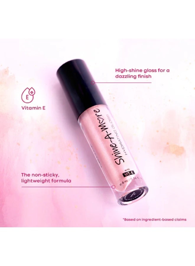 Armaf Beaute Shine-A-More Lip Gloss Brownie 08, 4ml  – High-Shine Glossy Lip Finish – Non-Sticky, Hydrating Formula for Plump, Luminous & Smooth Lips - Image 5