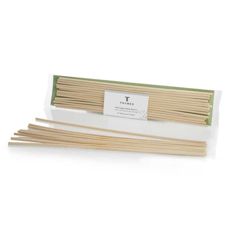 Thymes Reed Stick Refill  Rattan Refill for Reed Diffuser 14 Reeds  Unscented