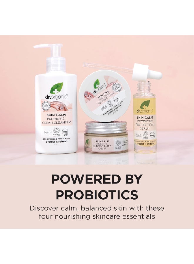 dr.organic Skin Calm Probiotic Protection Face Serum 30ml | For Redness, Dry, Sensitive & Irritable Skin | 24hr Moisture | Vegan, Cruelty-Free, Paraben & SLS-Free, 1.01 fl oz - Image 5