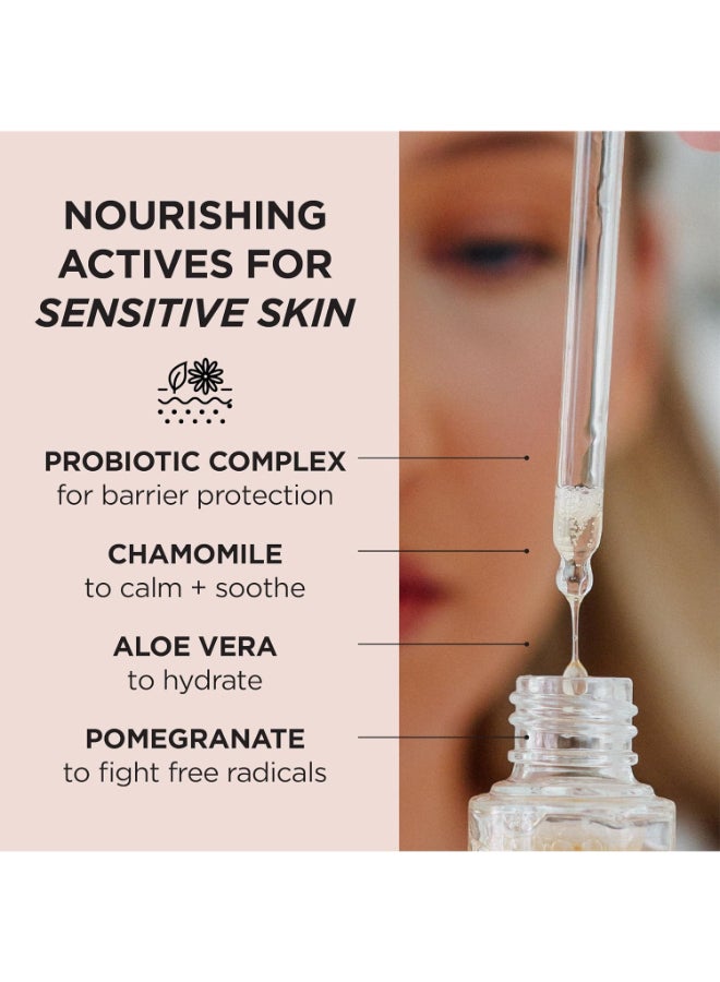 dr.organic Skin Calm Probiotic Protection Face Serum 30ml | For Redness, Dry, Sensitive & Irritable Skin | 24hr Moisture | Vegan, Cruelty-Free, Paraben & SLS-Free, 1.01 fl oz - Image 3