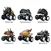 DINOBROS Dinosaur Toy Pull Back Cars 6 Pack Dinosaur Boy Toys Age 34567 Dino TRex Games - Image 3