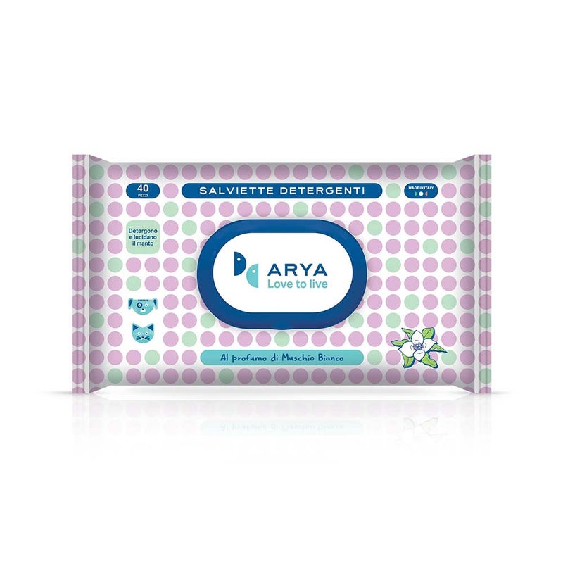 Aryaa Arya Wet Wipes White Musk Scent - 40 Wipes