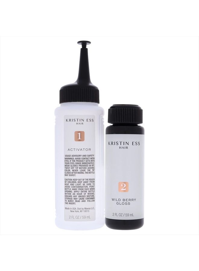 Kristin Ess Signature Hair Gloss - Wild Berry Unisex Hair Color 1 Application  - Image 2