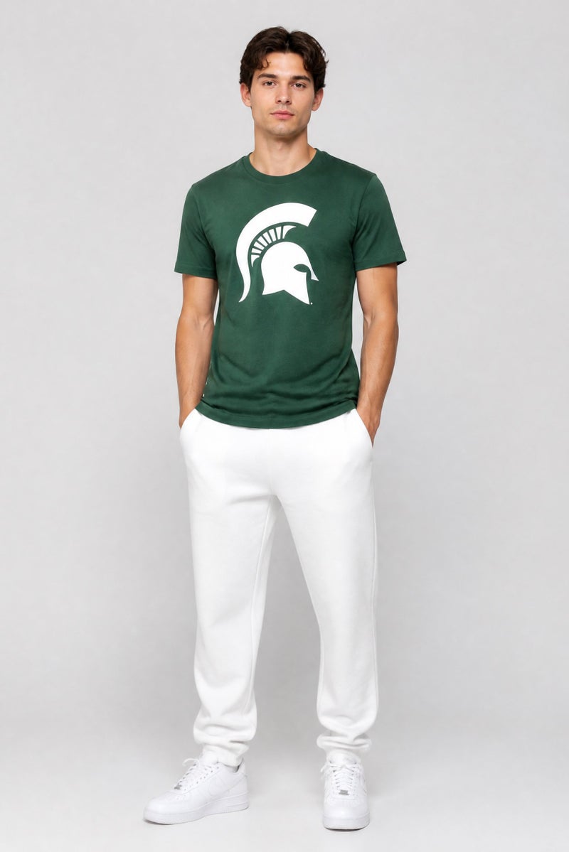 Fanatics Men Sportswear Fit NCAA Primary Logo Short Sleeve Training T-Shirt, Green - Image 4