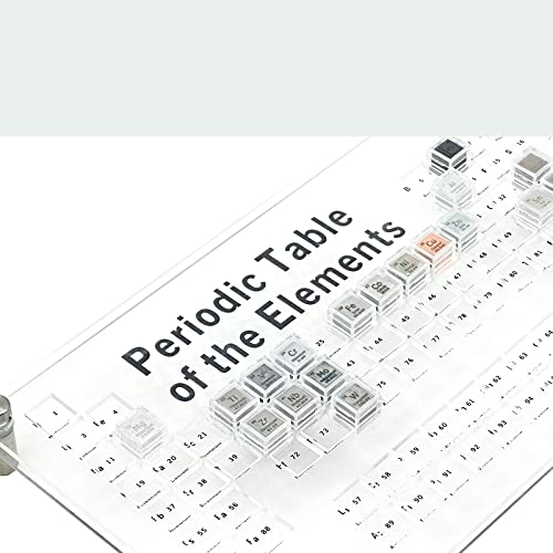 Xanadued 18 Pieces Element Cube Set Density Cubes Pure Metal with Acrylic Plexiglass Tray, Element Cube Set for Periodic Table of Elements Collection, Pure Tungsten Block, Iron, Aluminum, 15 More - Image 3