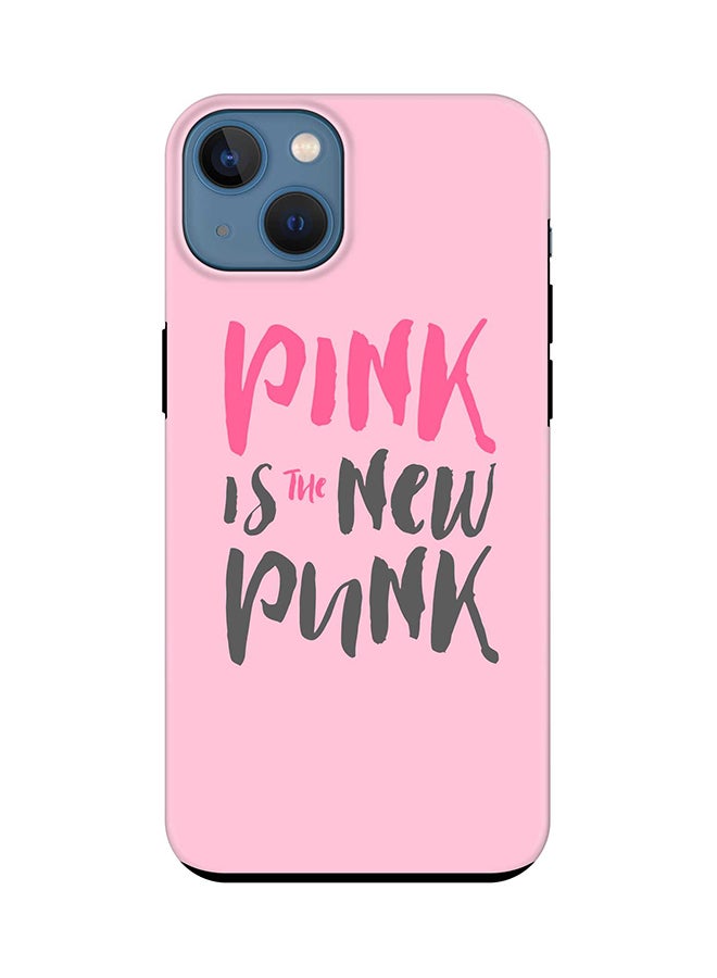 Stylizedd Tough Pro Case for iPhone 15 Dual Layer Hybrid PC TPU Customized Mobile Cover Matte Finish Phone Case - Pink is the new punk - Image 1