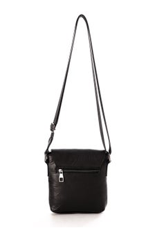 M&O M&O Leather Small Cross-body Men Bag -  Black  - Image 3