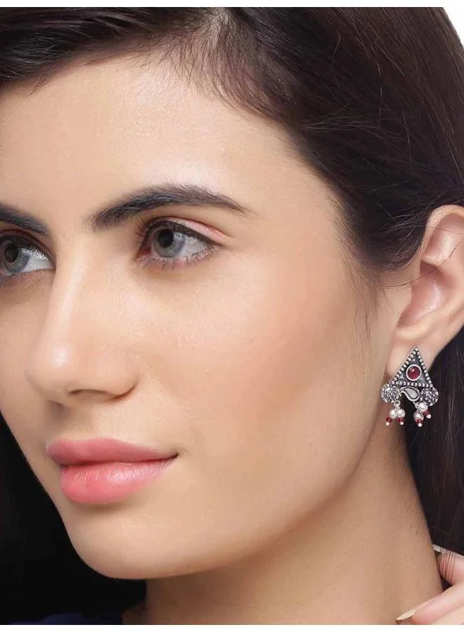 VOYLLA Abhira Triangle Stud Earrings