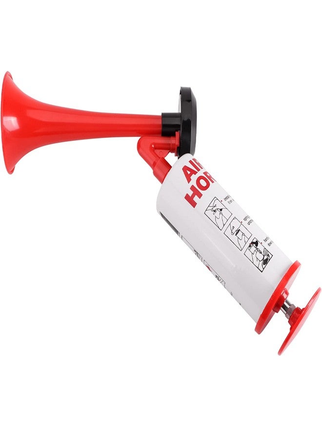 AOLIHAN Handheld Air Horn, Aluminum+ABS Portable Air Pump Horn, Loud Noise Maker Horn for Boats Sporting Events Cheering Camping Soccer Fan Universal Reusable Eco-Friendly - Image 1