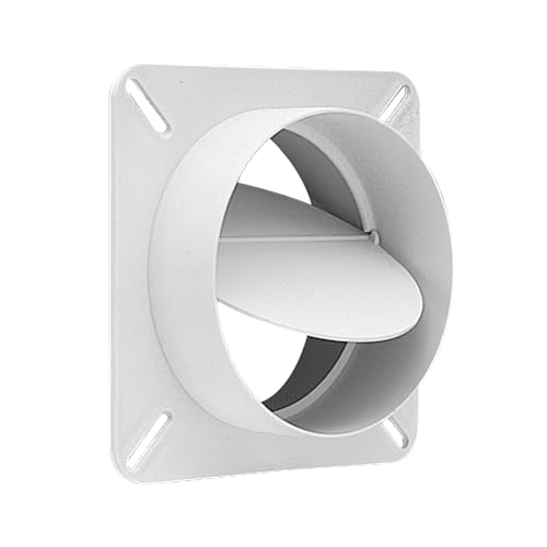 Deflecto Plastic Dryer Vent Draft Blocker, 4" Diameter, White (BD04) - Image 2