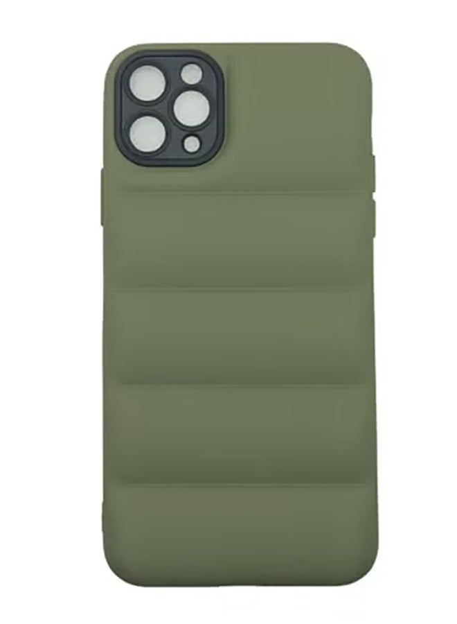 COVERSCART Green Puffer Jacket Case (Matte) for Apple iPhone 11 Pro Max - Image 1