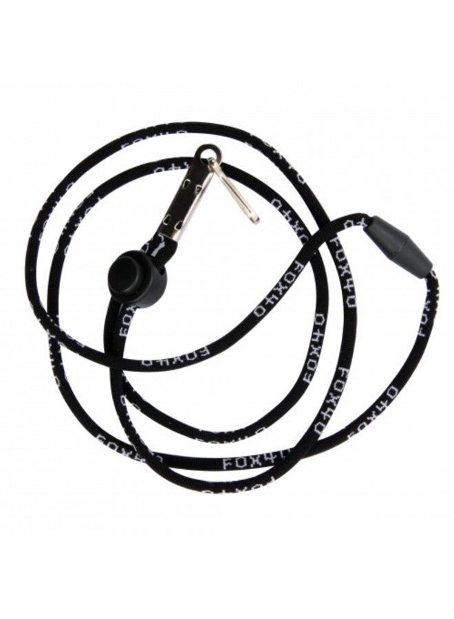 Fox 40 Sonik Blast CMG Official Whistle with Break Away Lanyard (Black) - Image 3