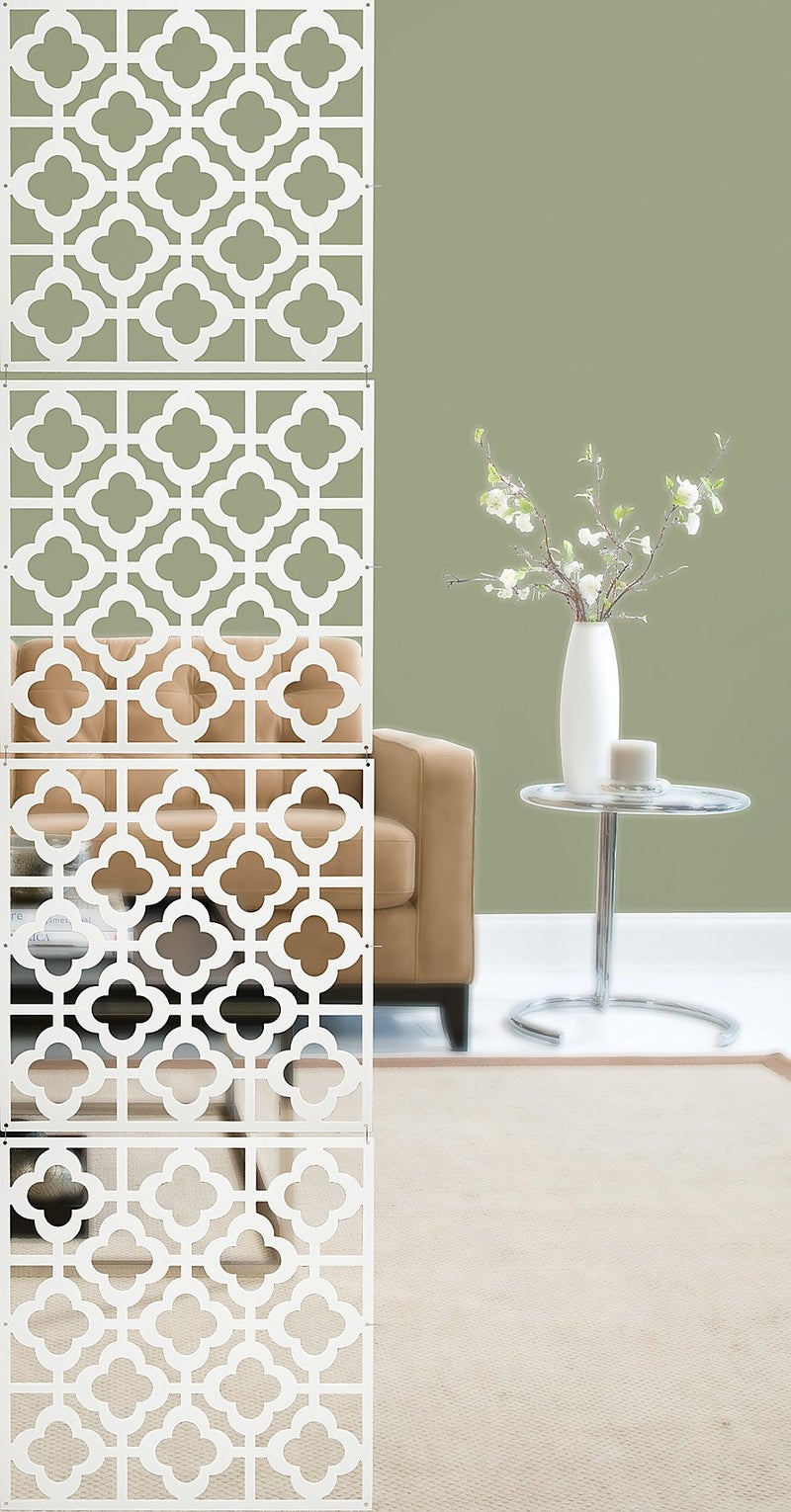 WALLPOPS Wall Pops WPP0275 Honeycomb Decorative Hanging Room Division Panels , White - Image 2