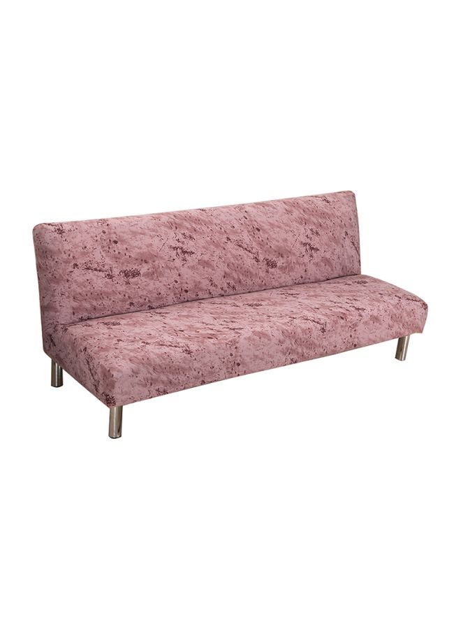 إسكدنيا 3-Seater Armless Sofa Slipcover Brick Red - Image 1