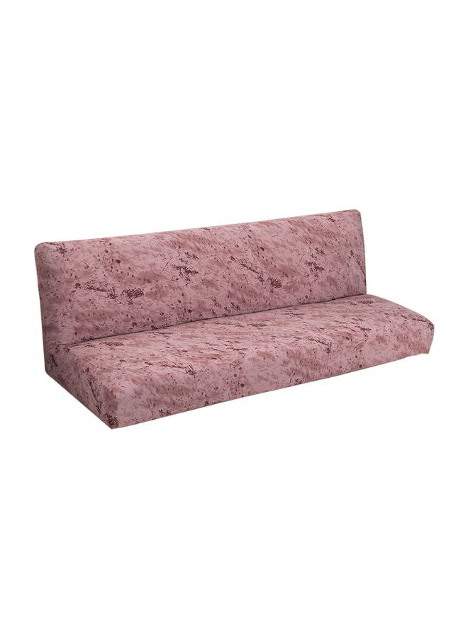 إسكدنيا 3-Seater Armless Sofa Slipcover Brick Red - Image 3