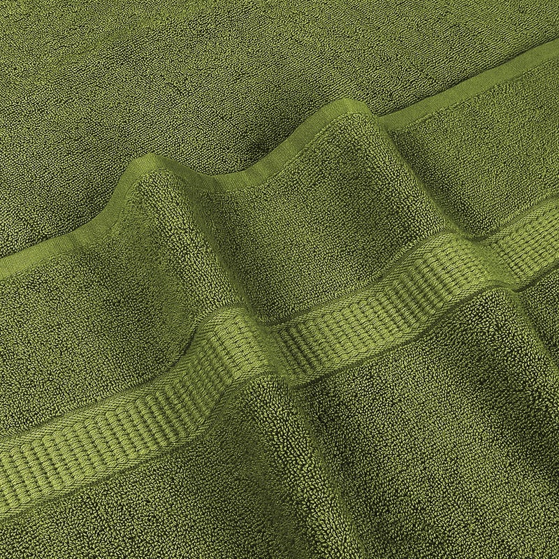 Vocal Store Ultra Soft, Super Absorbent, 100% Cotton 6 Piece Bath Towel Set, 600 GSM, 30 inch x 60 inch (Green, Set of 6) TW-V04-GRE-6 - Image 3