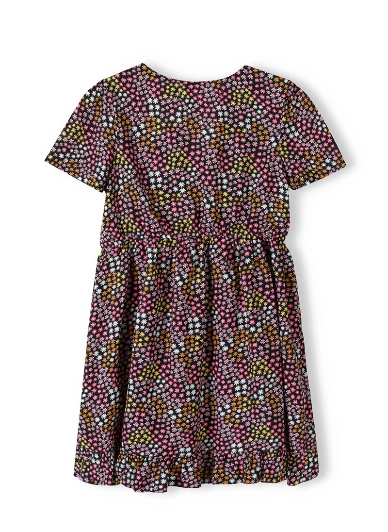 MINOTI Kids Girls Printed Wrap Dress