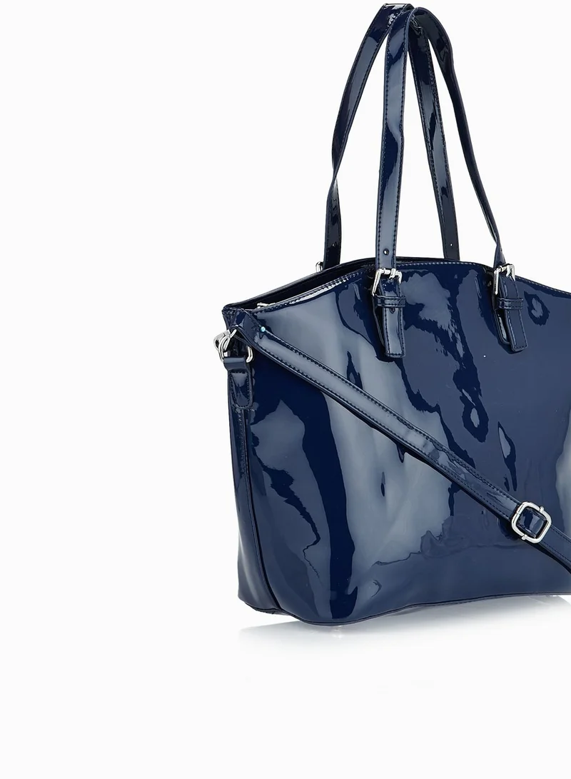 Ginger Buckle Detail Shopper