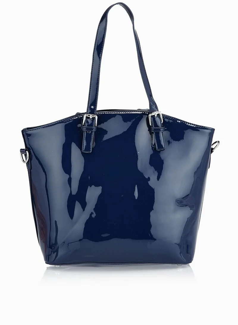 Ginger Buckle Detail Shopper