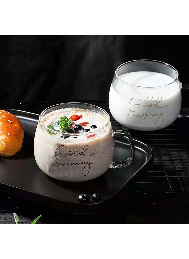 PEROTTI Costa Morning Set of 2 Glass Mugs 400 ml  - Image 3