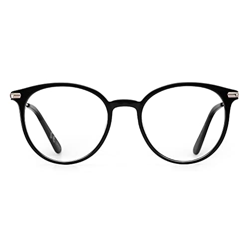 ZENOTTIC Round Optical Glasses Transparent Frame Clear Lens Eyewear Non-prescription Eyeglasses for Women - Image 2