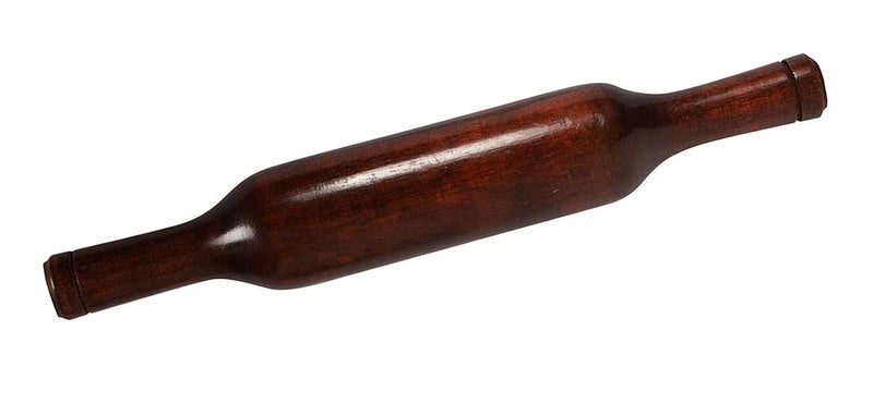 RKR KITCHEN Wooden Chakla Belan Rolling Pin Brown - Image 1