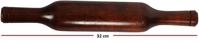 RKR KITCHEN Wooden Chakla Belan Rolling Pin Brown - Image 2