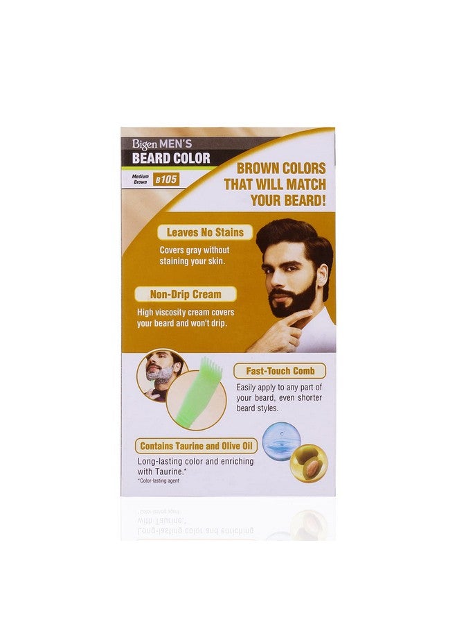 Bigen Men'S Beard Color Medium Brown - B105 (Pack Of 2) - Image 4