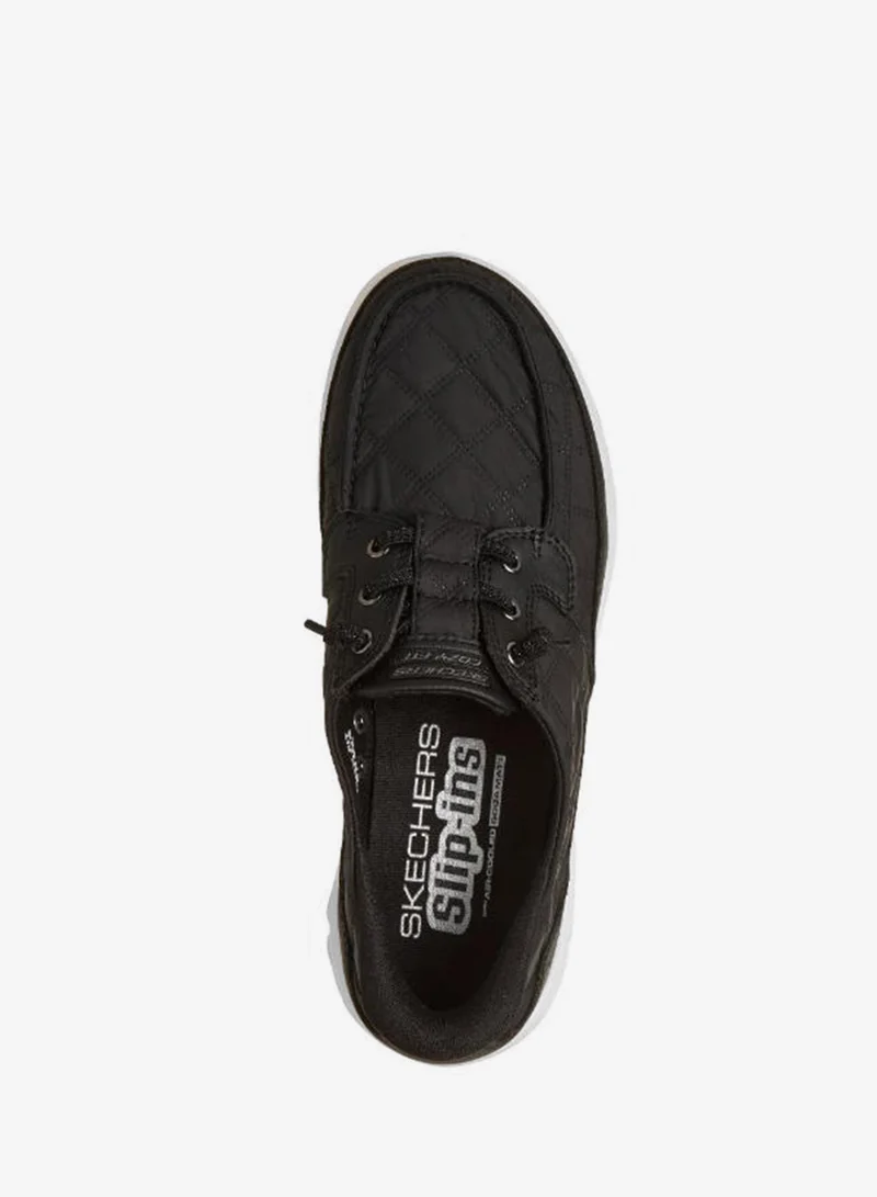 Skechers BLACK TEXTILE Glide-Step Serene for Women | Best Price UAE