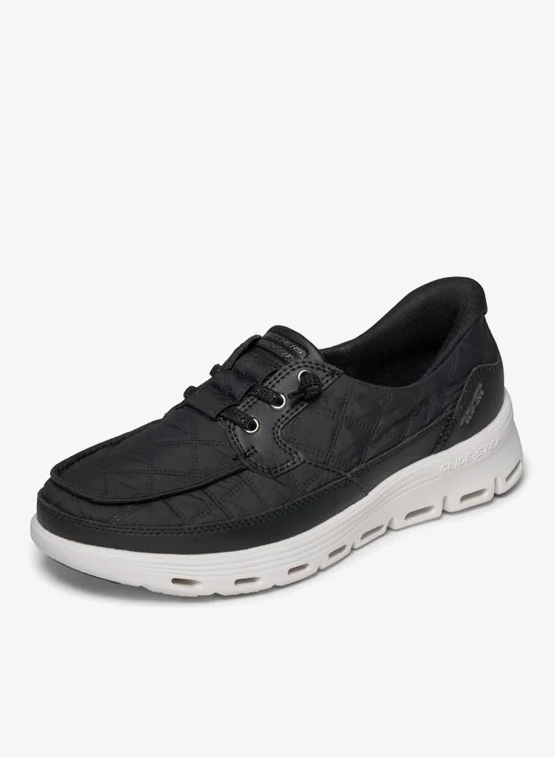 Skechers BLACK TEXTILE Glide-Step Serene for Women | Best Price UAE