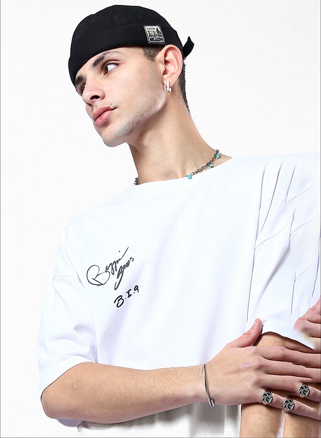 RAVIN Crew Neck Slip On White Casual Tee  - Image 3