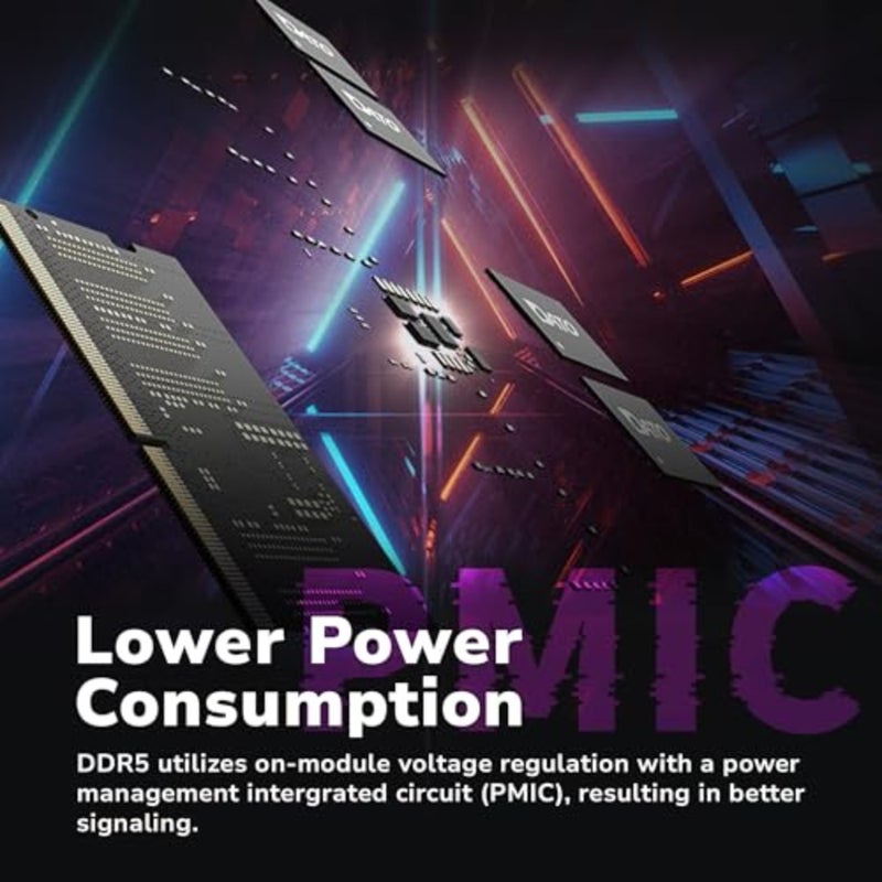 DDR5 SODIMM 32GBx2 ذاكرة الوصول العشوائي للكمبيوتر المحمول 5600MHz PC5-44800 CL46 1.1V 262-Pin غير ECC غير مخزنة dimm، وحدة ذاكرة الكمبيوتر المحمول - Image 5
