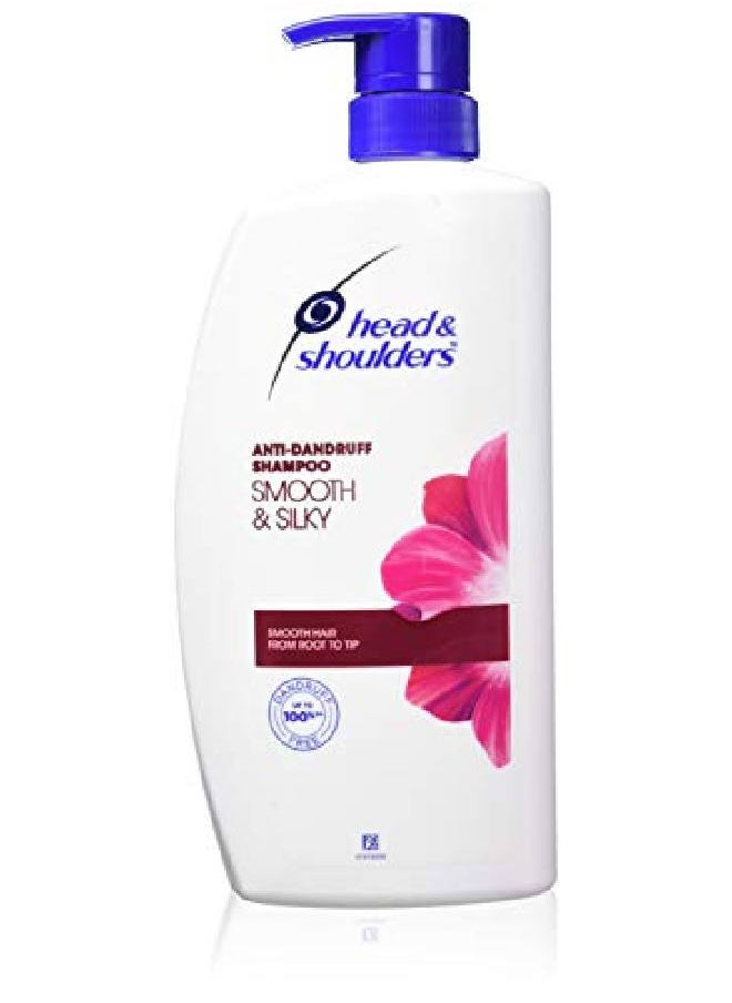 Head & Shoulders شامبو ناعم وحريري مضاد للقشرة 1 لتر  - Image 1
