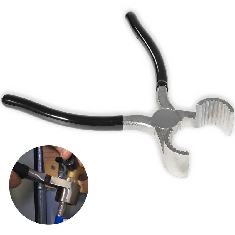 THP1 Washer Hose Pliers 42mm Universal Pipe Wrench for 115 Inch Hoses LeakProof Grip for Washing Machine Dishwasher Water Line Plumbing Fittings Model 20001120