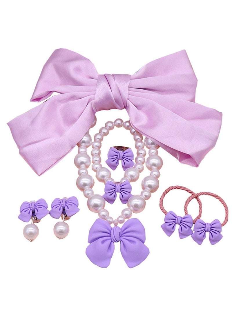 CALL PLAY Princess Dress up Accessories, Set of 6 Accessories for Kids Girls,  hair clip ，hair accessory， Necklaces， Bracelet， Rings Earrings ，Presents for Girls, Queen Cosplay Dress Up with Accessories  - Image 1