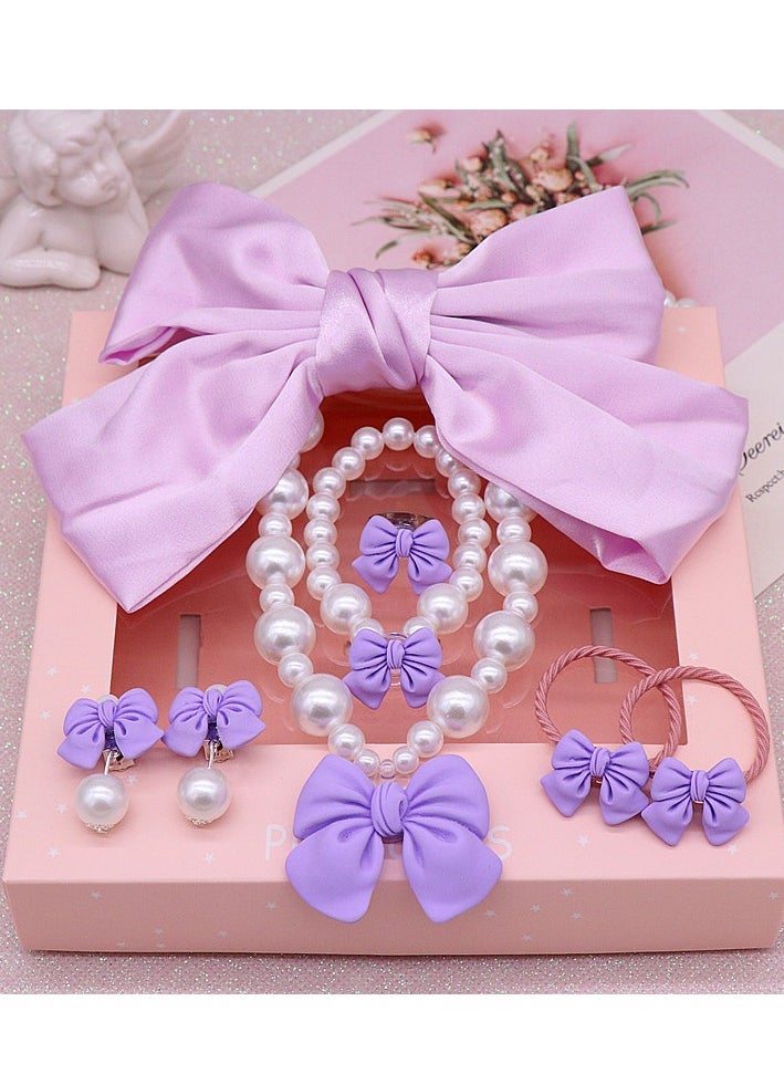 CALL PLAY Princess Dress up Accessories, Set of 6 Accessories for Kids Girls,  hair clip ，hair accessory， Necklaces， Bracelet， Rings Earrings ，Presents for Girls, Queen Cosplay Dress Up with Accessories  - Image 3