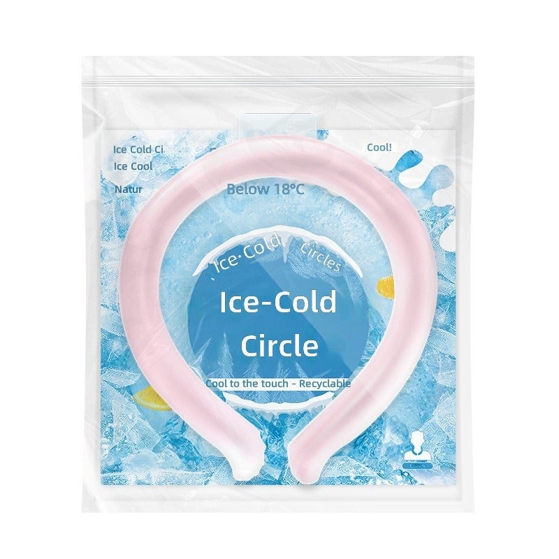 Summer Cooling Ice Ring - Portable Neck Cooler for Outdoor Sports
