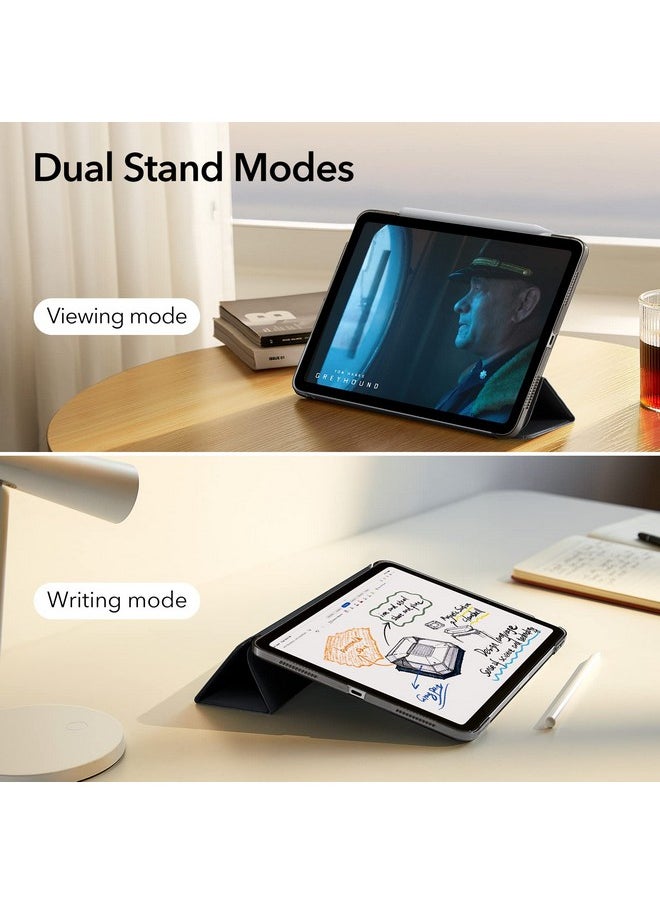 اي اس ار حافظة ESR لجهاز iPad Air 11 بوصة M2 (2024)، حافظة iPad Air الجيل السادس/الخامس/الرابع (2024/2022/2020)، حافظة ذكية ثلاثية الطي مع مشبك، تدعم قلم رصاص Pro/شحن USB-C، سلسلة Ascend، أسود  - Image 5
