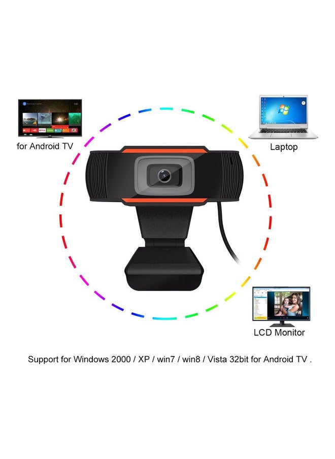 DUSALA USB 2.0 HD Webcam Video Recording Web Cam Camera for Laptop Desktop Computer - wired  - Image 4