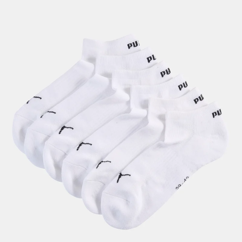 PUMA Kids' Cushioned Sneaker Ankle Socks (3 Pairs)
