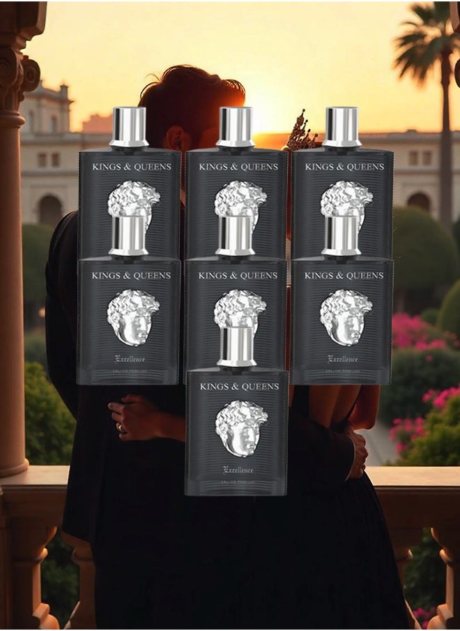 AMARAN 7 Pieces Kings And Queens Excellence Perfume For Unisex 100ml EDP  - Image 1