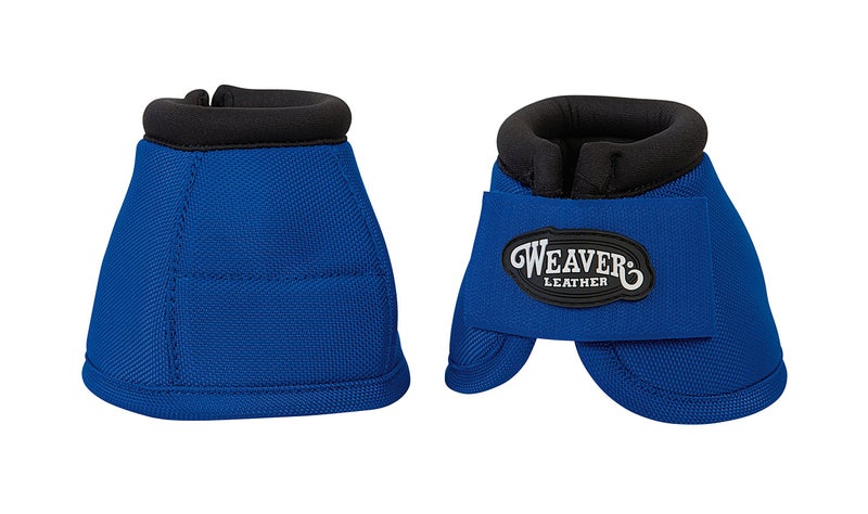 Weaver Leather Ballistic No-Turn Bell Boots , Blue , Medium - Image 4