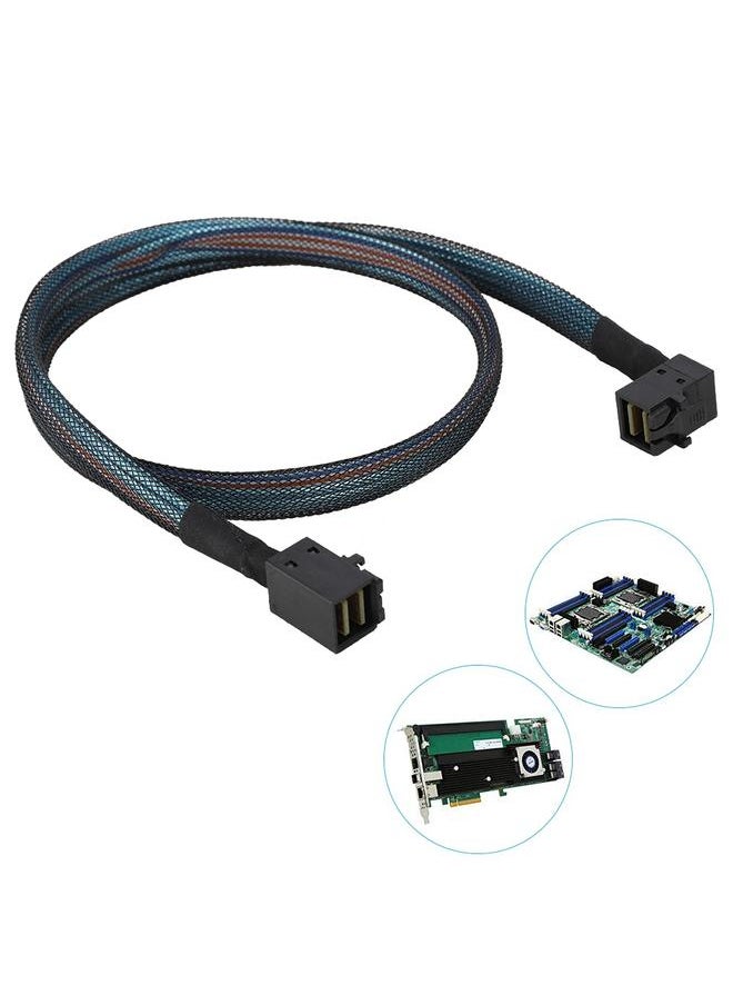 AIQ-YP19030 65CM MINISAS HD 4I-MINISAS HD 4I 4-channel 12Gbps High Speed Transmission Cable