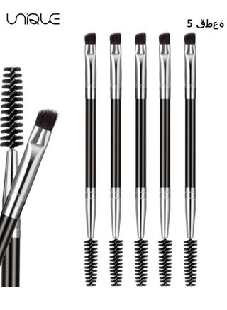 5 Pcs Duo Eye brow Brush, Spoolie Brush and Angled Brow Brush, Multi-functional Mini Eyelash Brush for Tinting Angled Eyebrow, Suitable for Cream Gel - pzsku/Z321B4CA21F9407A2A417Z/45/_/1709796290/8860ca12-bf91-4217-bd8b-c4f9f92ac173
